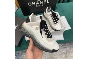 Chanel Air Cushion Sneaker White Gold CHN-002