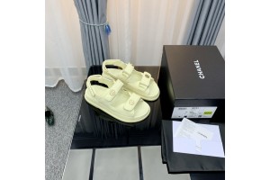 Chanel Women Sandals Yellow CHN-011