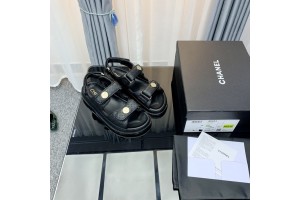 Chanel Women Sandals Black CHN-013