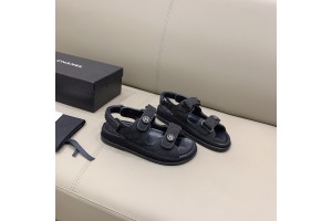 Chanel Women Sandals Silver Label CHN-050