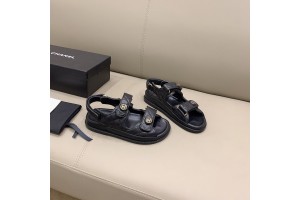Chanel Women Sandals Gold Label CHN-051
