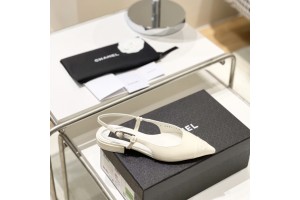 Chanel Classic Mary Flats White CHN-102