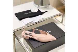 Chanel Classic Mary Flats Pink CHN-103