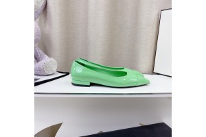 Chanel 2022 SS New Flats Green CHN-112