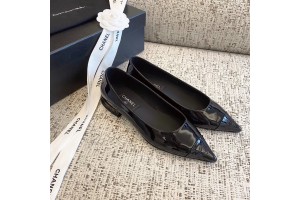 Chanel 2022 Women Flats Black CHN-130