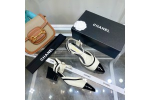 Chanel 2022 Mid-heel Pumps White CHN-151