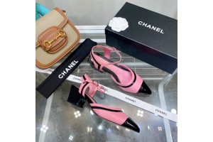 Chanel 2022 Mid-heel Pumps Pink CHN-152