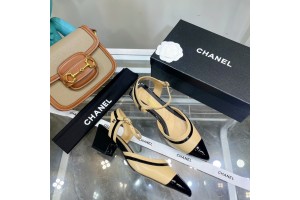 Chanel 2022 Mid-heel Pumps Nude CHN-153