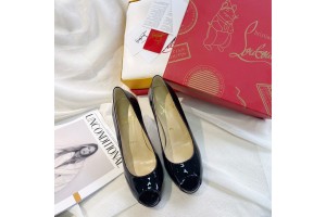 Christian Louboutin Peep Toe Pump Black CL-H014