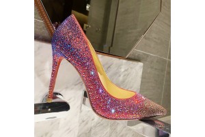Christian Louboutin Sparkling Strass Pump Purple CL-H064
